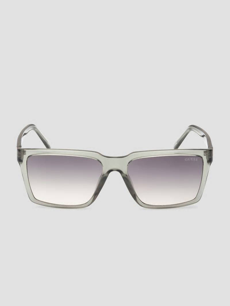 Guess Square Plastic Sunglasses - Grey