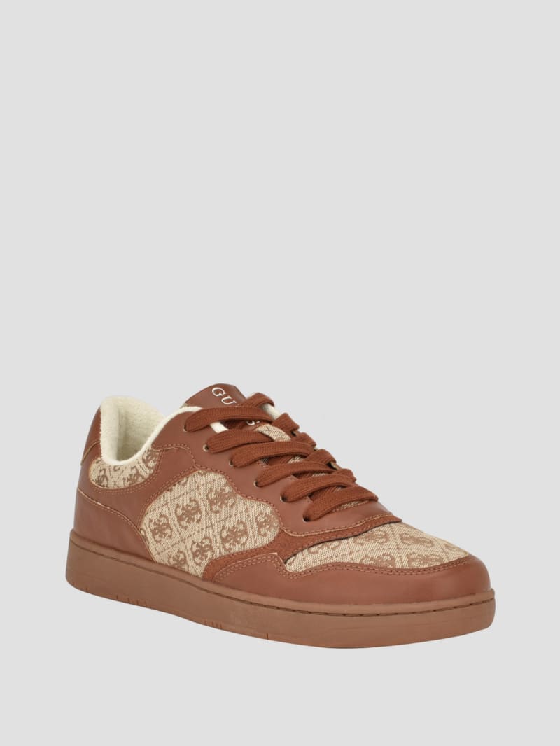 Guess Tippo Low-Top Sneakers - Medium Brown