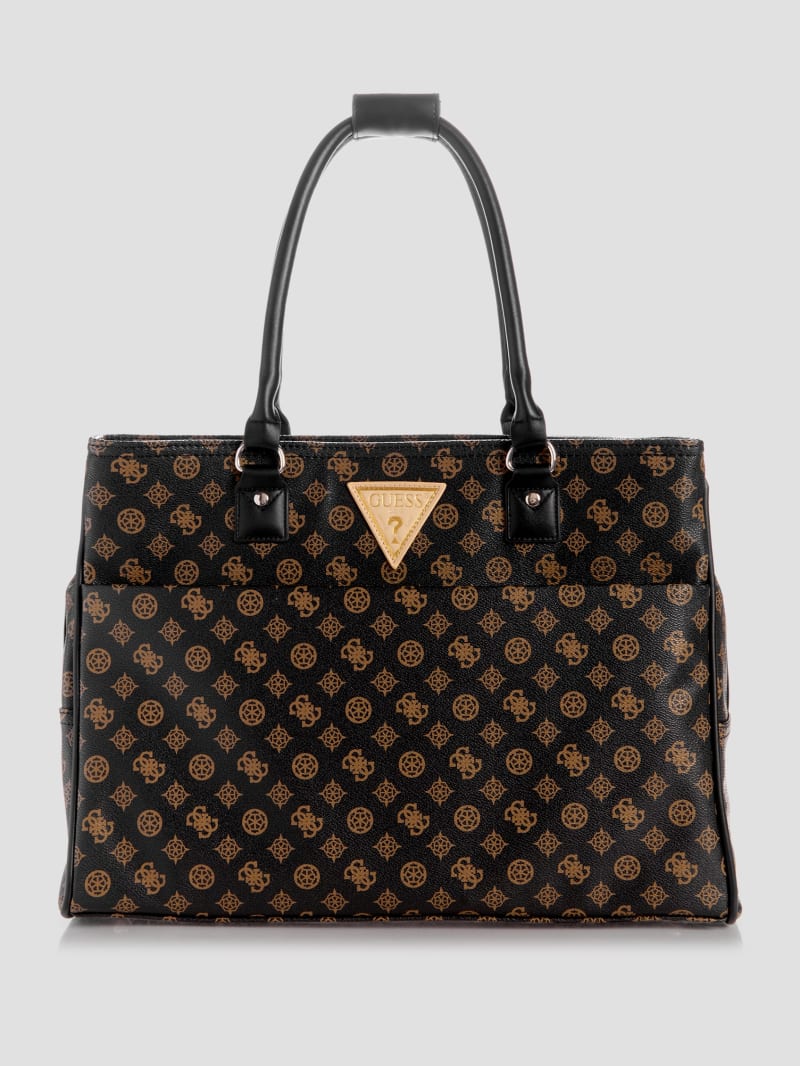 Guess Wilder Peony Shopper Tote - Brown
