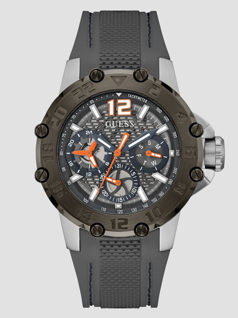 Guess Gray Multifunction Sport Watch - Grey