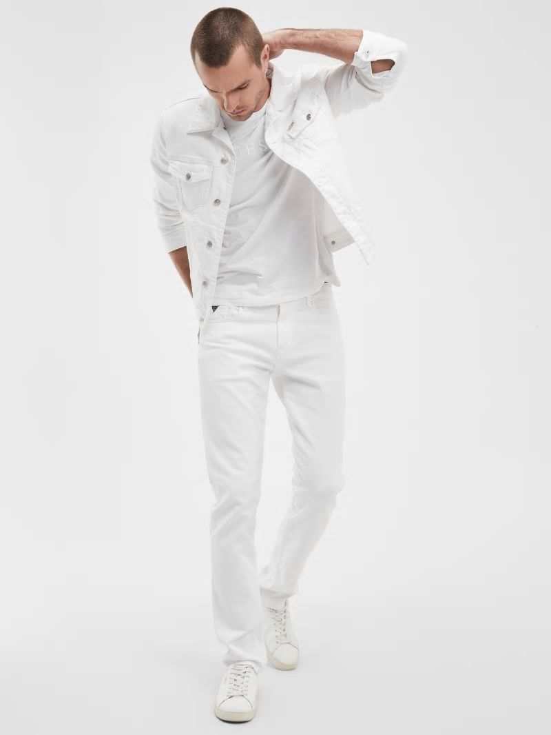 Guess Eco Tapered Jeans - Optic White