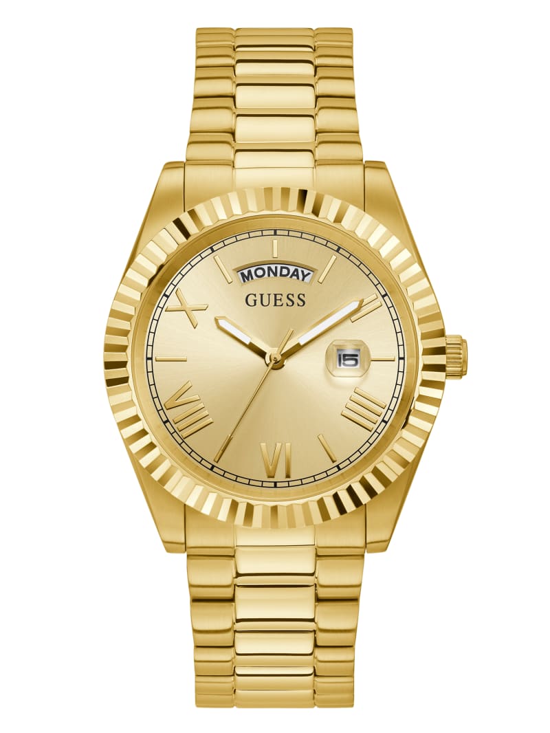 Guess Gold-Tone Analog Watch - Gold