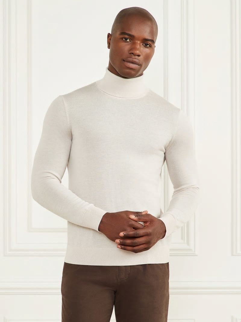 Guess Merino Wool Turtleneck Sweater - Dreamy Moon