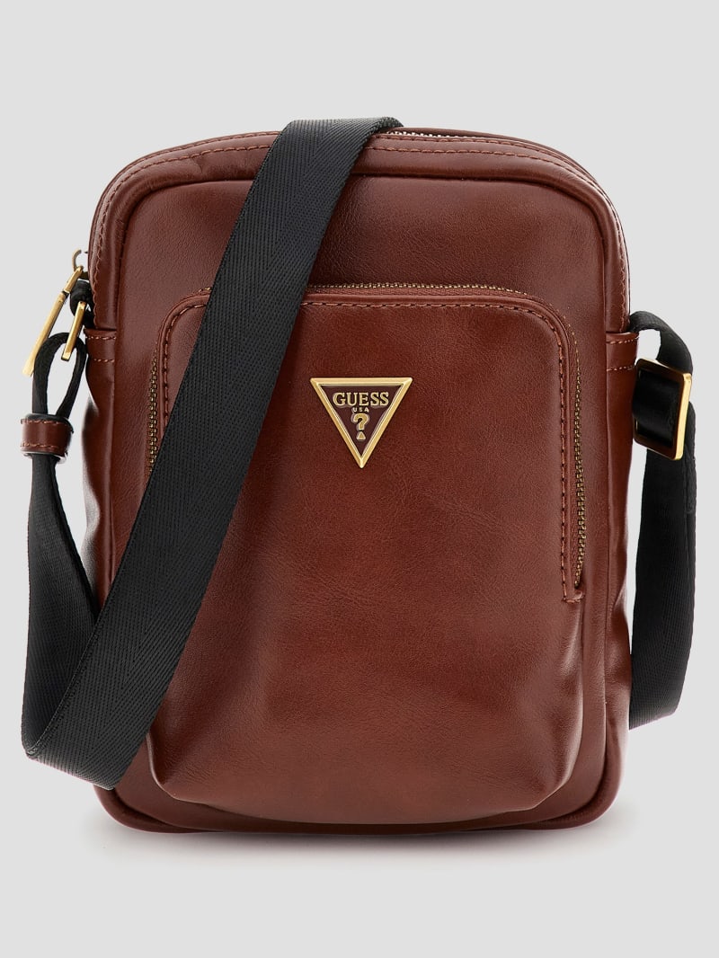 Guess Eco Bellagio Crossbody - Cognac