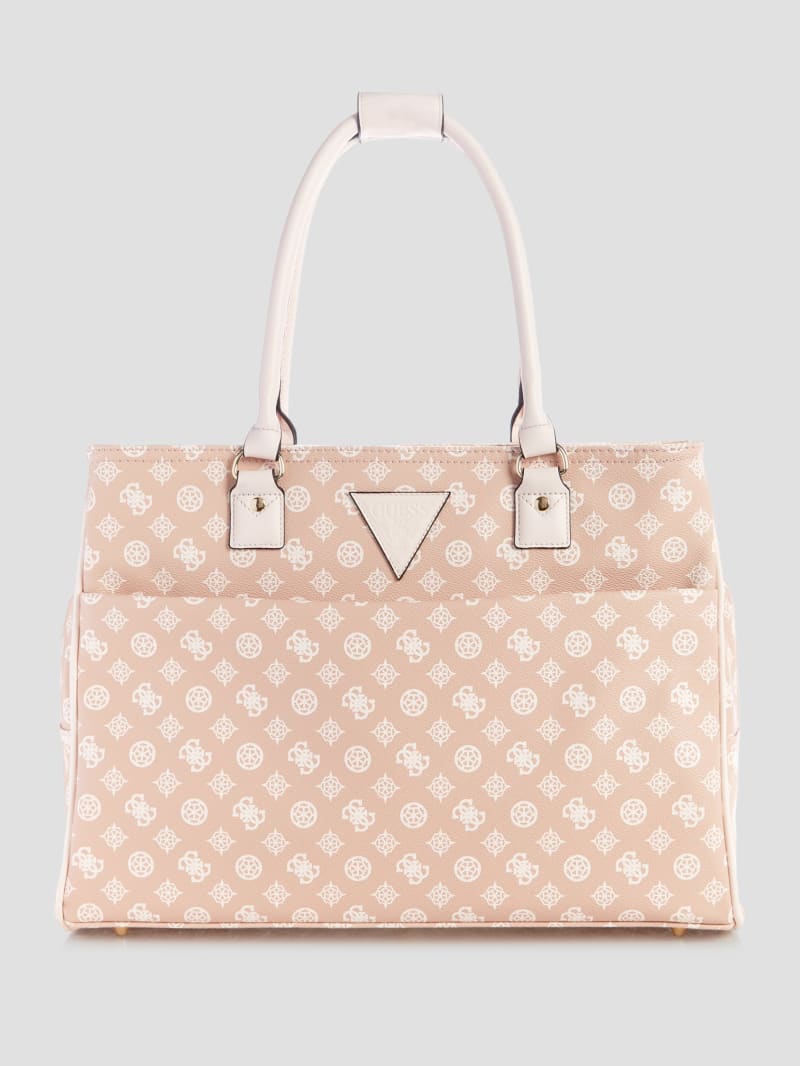 Guess Wilder Peony Shopper Tote - Nude/Blush Multi