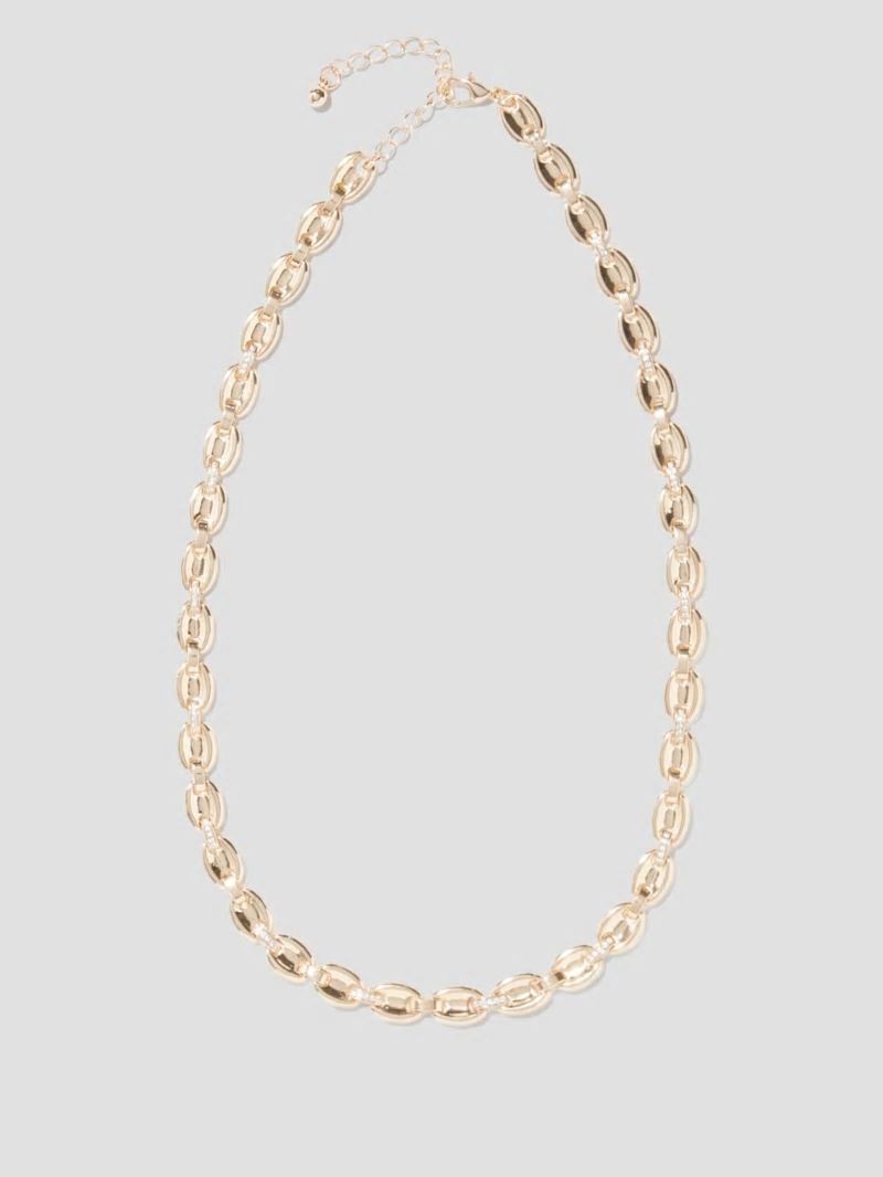 Guess Gold-Tone Dainty Collar Necklace - Gold