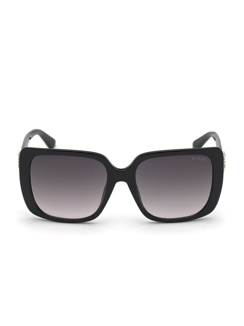 Guess Nelly Oversized Square Sunglasses - Silver