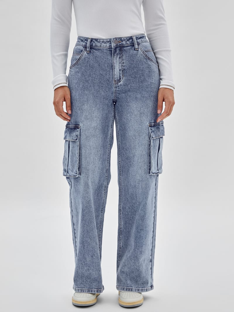 Guess GUESS Originals Kit Cargo Jeans - Go Donna Medium Wash