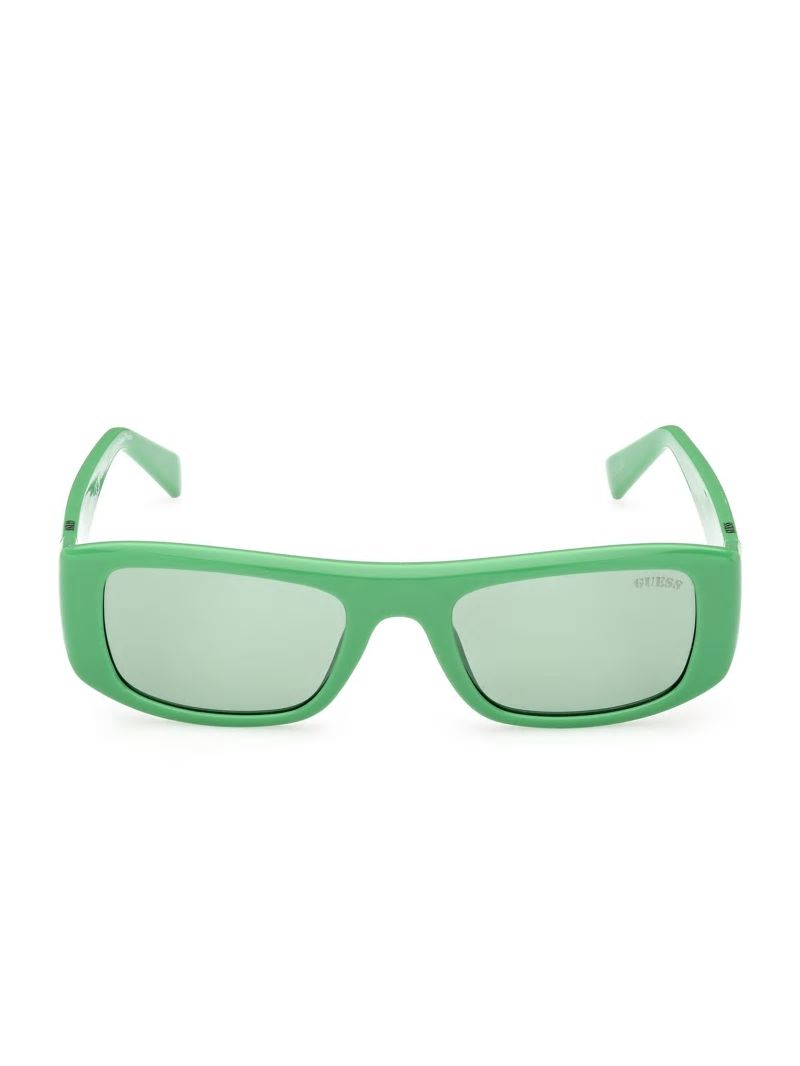 Guess GUESS Originals Rectangle Sunglasses - Green Guess GUESS Originals Rectangle Sunglasses - Green