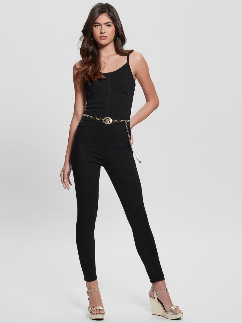 Guess G-Belt Denim Jumpsuit - Tint (Yel)