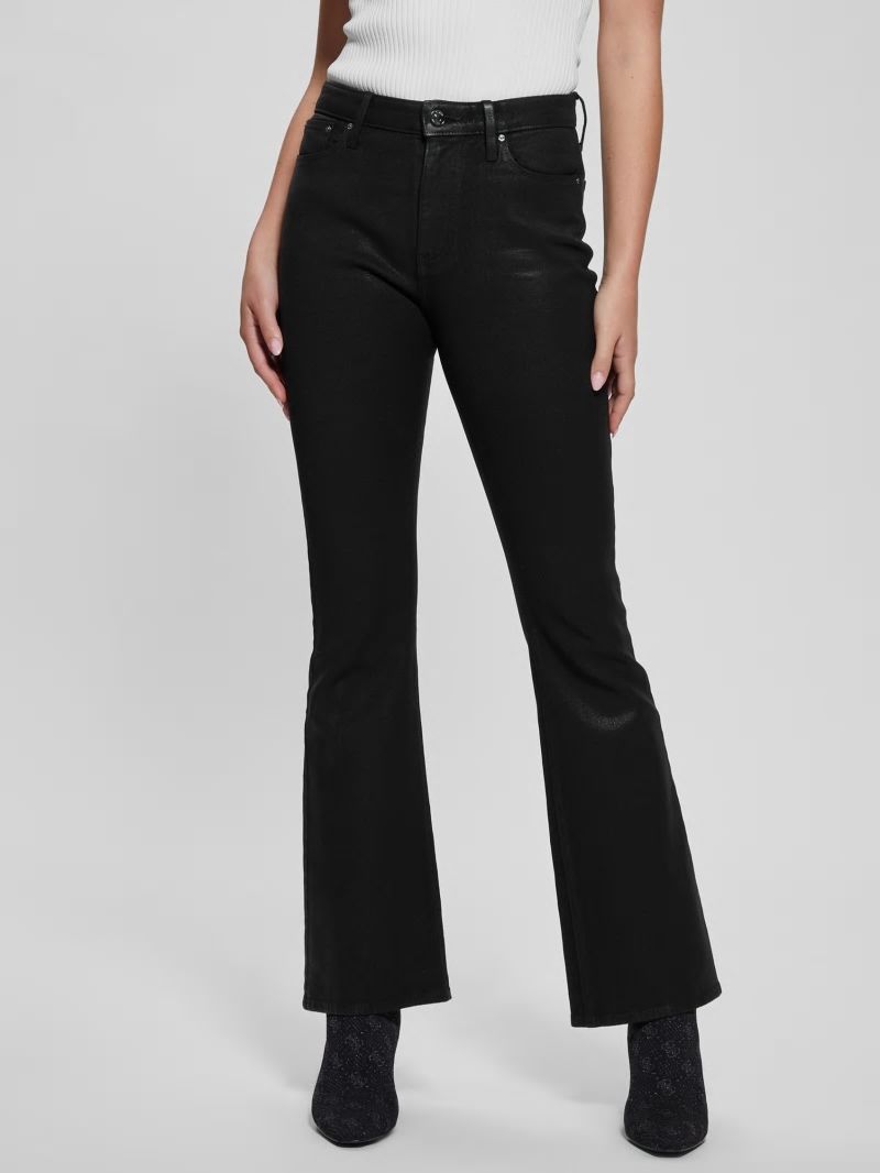 Guess Sexy Flare Jeans - Jet Black Multi