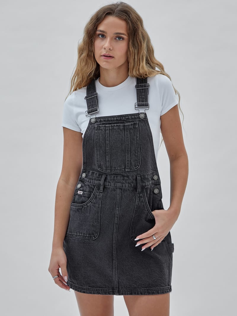 Guess GUESS Originals Overall Dress - Go Hyde Blk Wash Guess GUESS Originals Overall Dress - Go Hyde Blk Wash