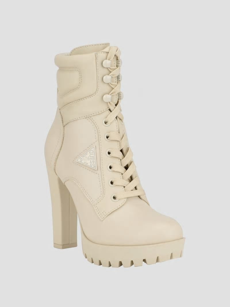 Guess Tanisa Heeled Booties - Ivory 150