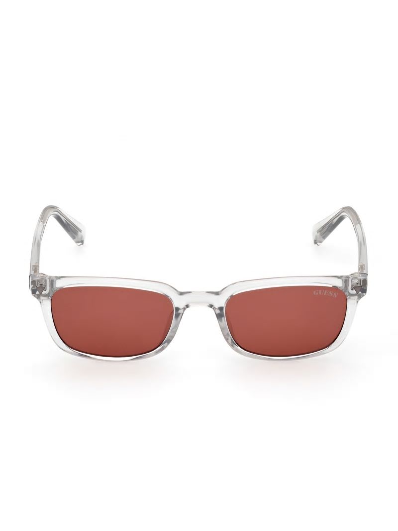 Guess GUESS Originals Rectangle Sunglasses - Grey