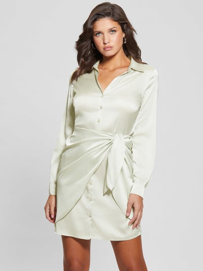 Guess Eco Alya Dress - Tweener Green