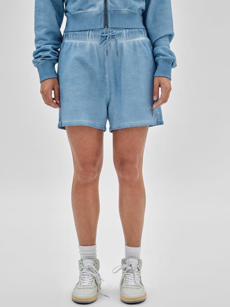 Guess GUESS Originals Logo Shorts - Faint Blue Multi