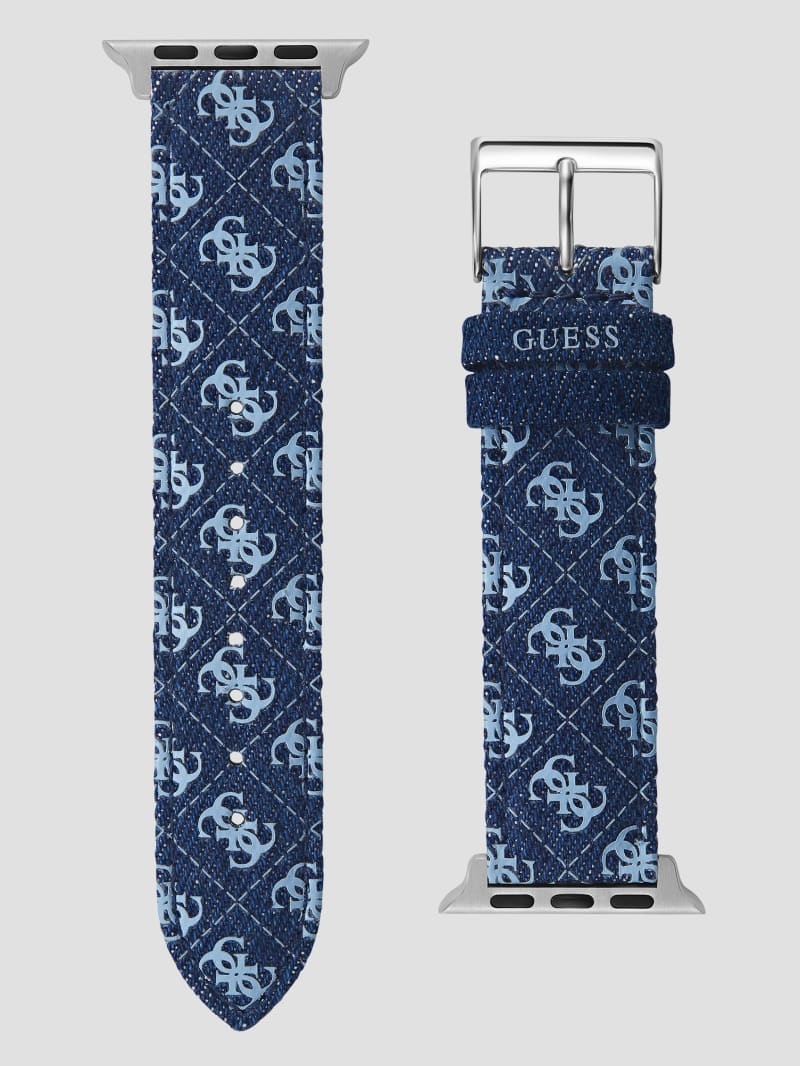 Guess Denim Quattro G 38-41 mm Band for Apple Watch® - Blue