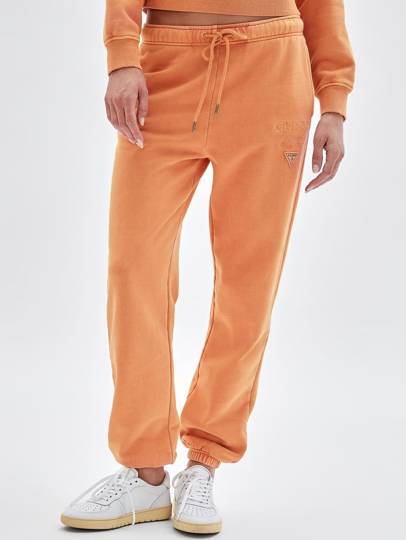 Guess GUESS Originals Classic Logo Sweatpants - Real Orange Multi