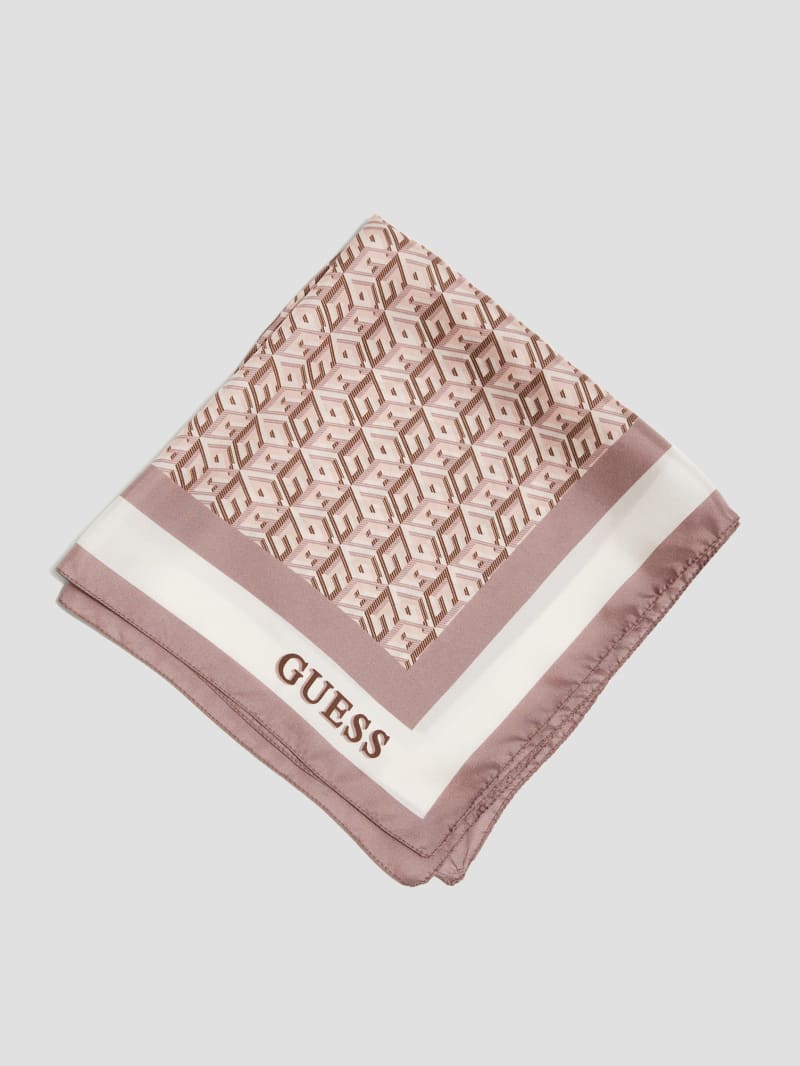Guess G Cube Silk Scarf - Primrose