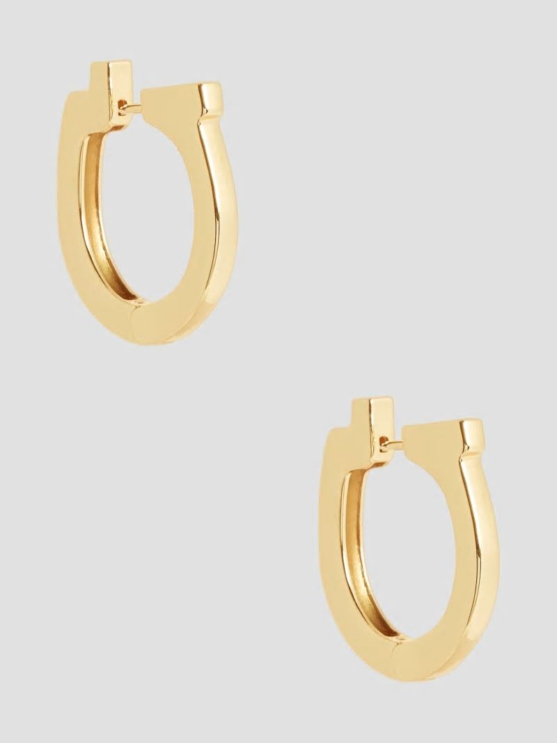 Guess Gold-Tone G Hoop Earrings - Gold