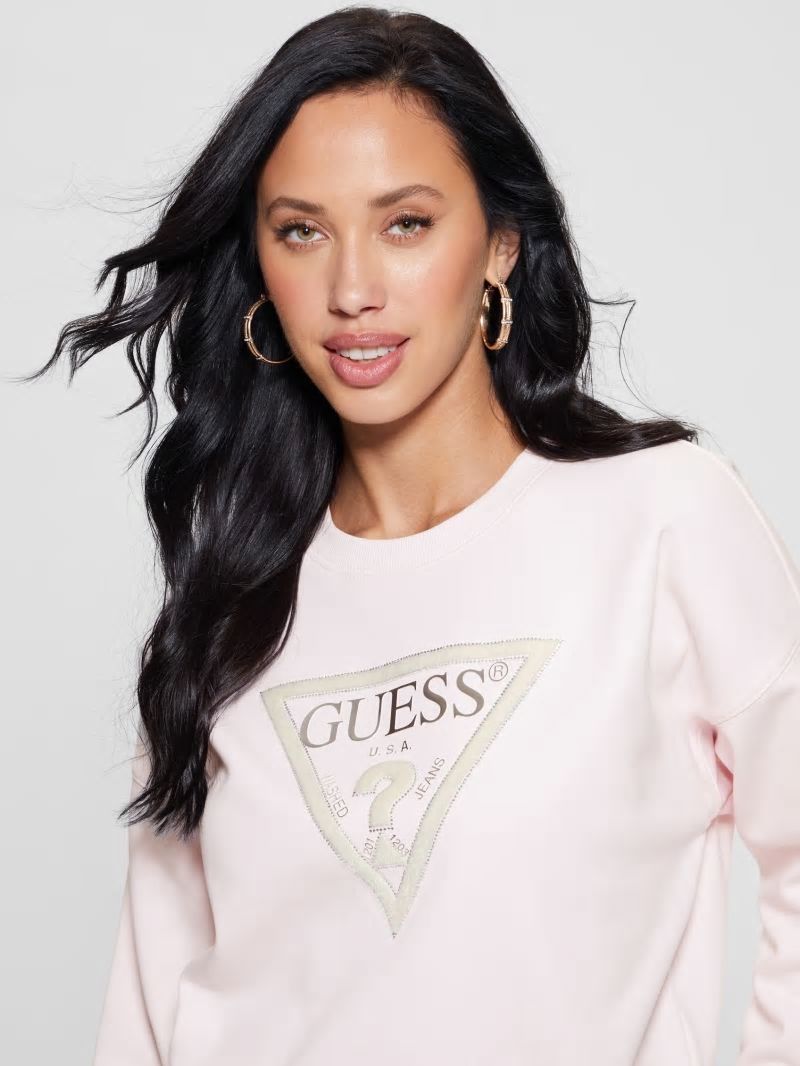 Guess Eco Relaxed Sweatshirt - Low Key Pink