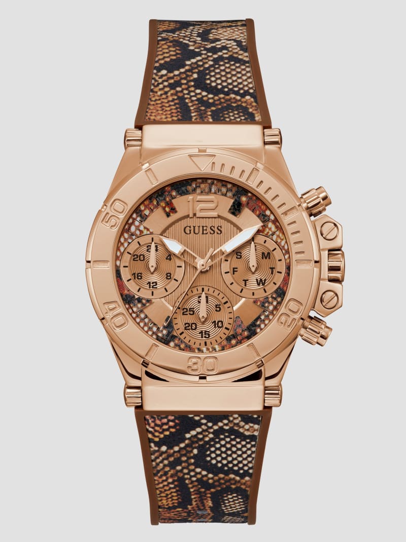 Guess Charisma Rose Gold-Tone Multifunction Watch - Rose Gold