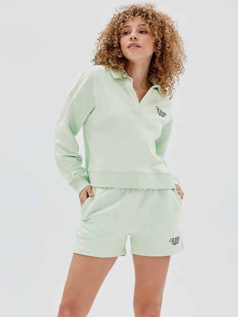 Guess GUESS Originals Polo Shirt - Soft Jade