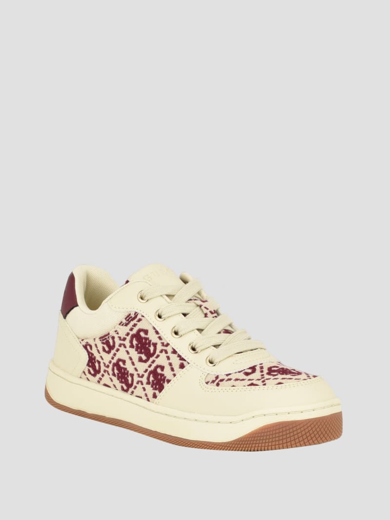 Guess Invited Jacquard Low Top - Medium Natural 101