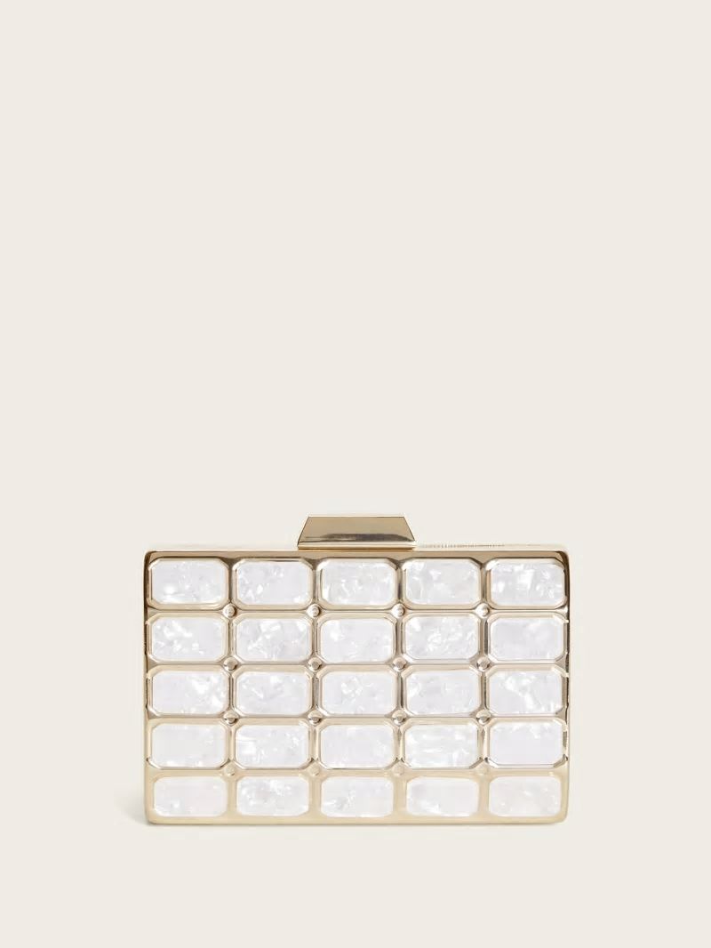 Guess La Pearla Clutch - Ivory