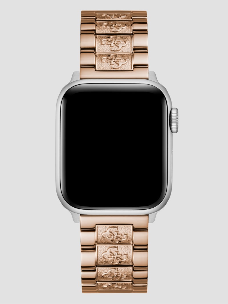 Guess Rose Gold-Tone Quattro G 38-40 mm Band for Apple Watch® - Silver