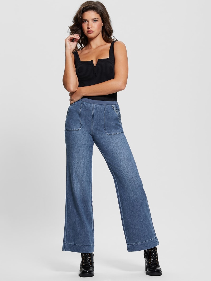 Guess Rina Wide-Leg Jeans - Noka Wash