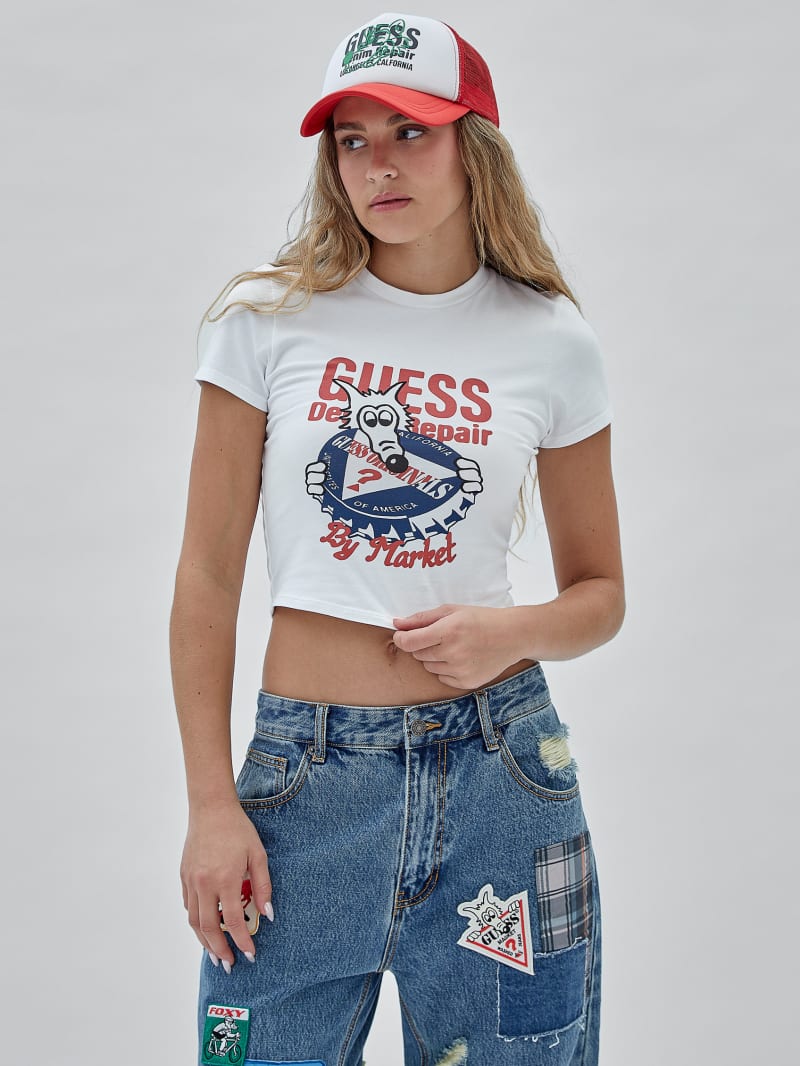 Guess GUESS Originals x Market Baby Tee - Pure White