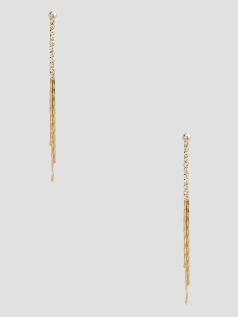 Guess Gold-Tone Threader Earrings - Gold
