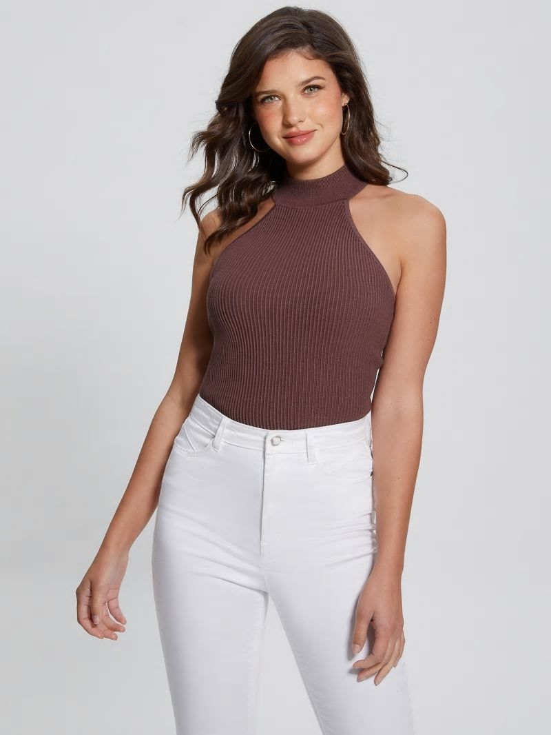Guess Eco Shayna Mock Neck Top - Coachwhip