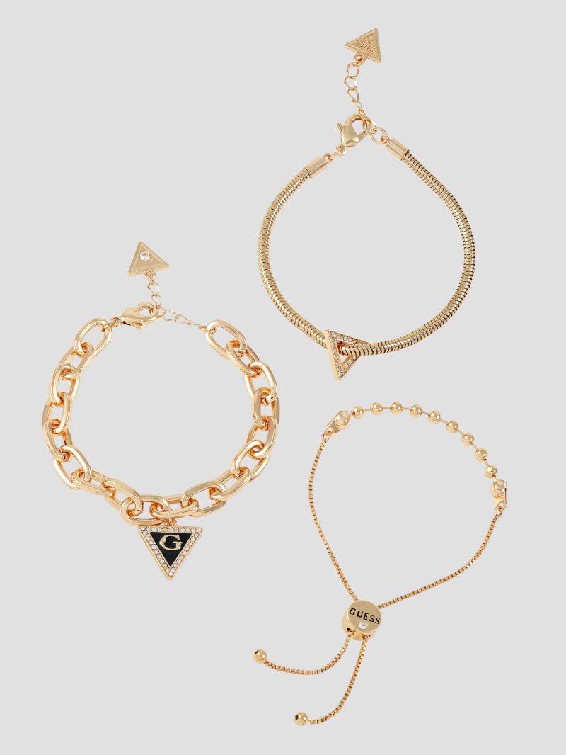 Guess Gold-Tone Mixed Bracelet Set - Gold