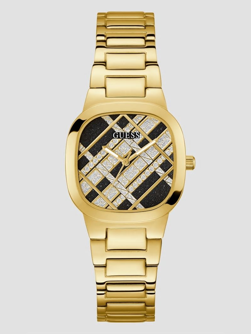 Guess Clash Gold-Tone Analog Watch - Gold