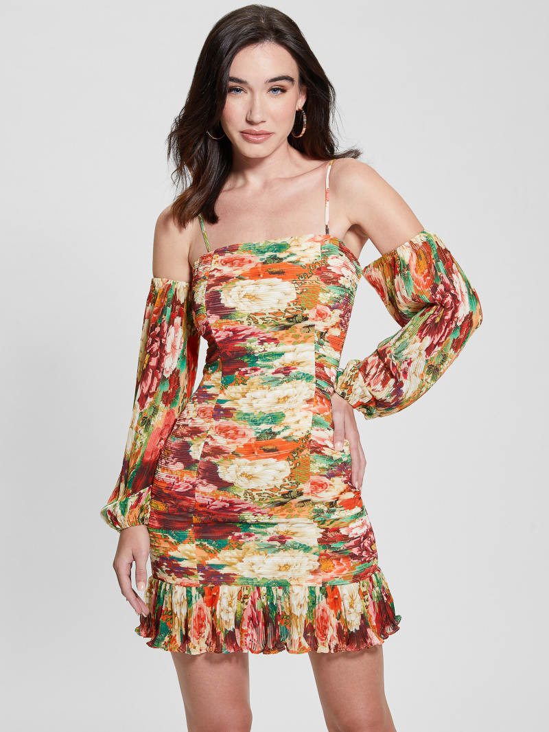 Guess Tiffany Floral Dress - Peony Animal Print Guess Tiffany Floral Dress - Peony Animal Print