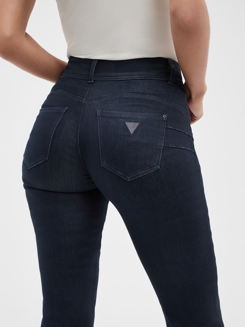 Guess Dyed Shape Up High-Rise Straight Jeans - Warm Moon