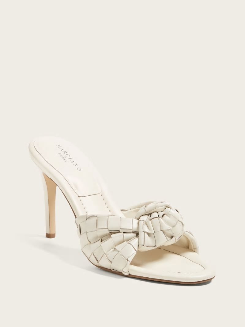 Guess Janna Woven Mule - Ivory