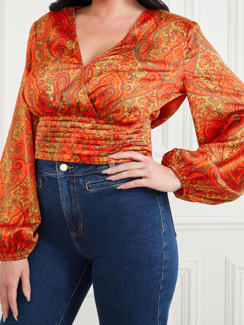 Guess Morris Paisley Top - Morris Paisley Print