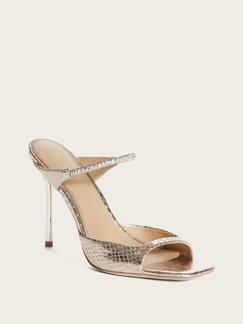 Guess Brielle Satin Sandal - Rose Gold