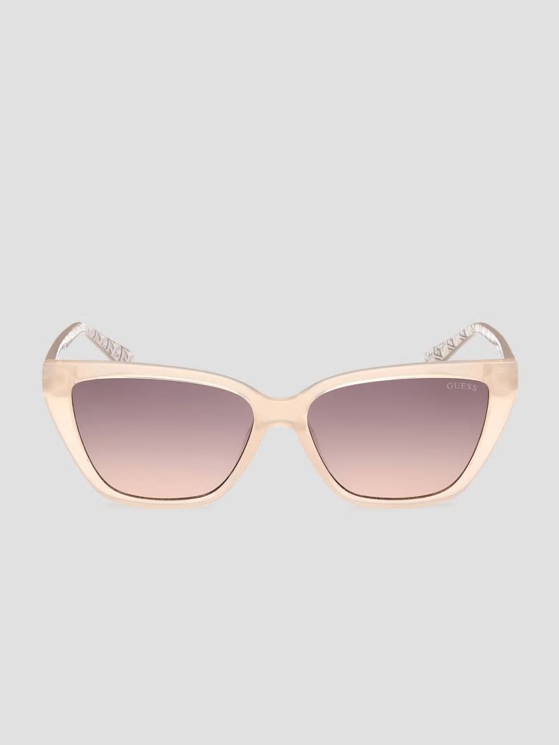 Guess Cat-Eye Signature G Sunglasses - Blush