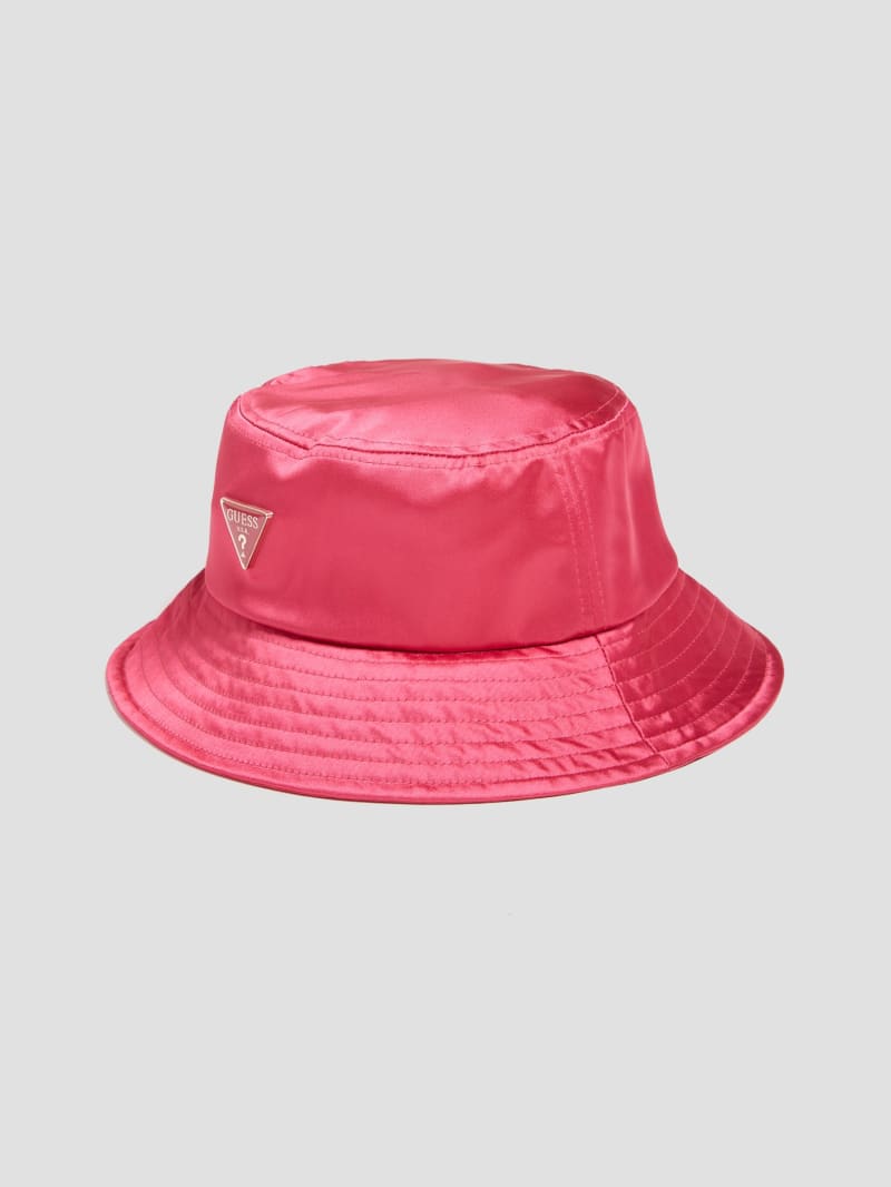 Guess Satin Bucket Hat - Light/Pastel Purple