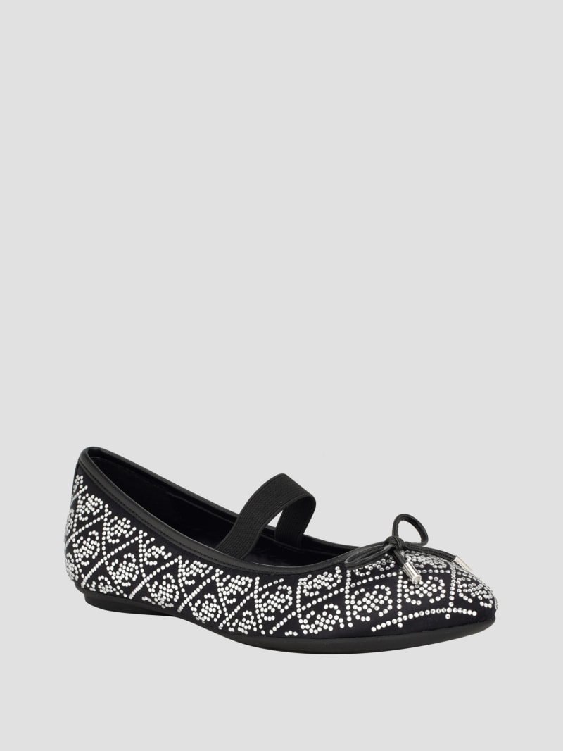 Guess Kairo Single-Strap Ballet Flats - Black 001