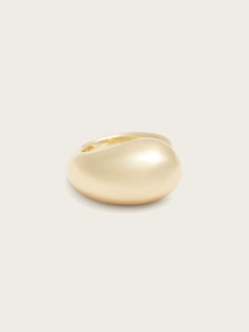 Guess Gold-Tone Swirl Ring - Silver/Gold