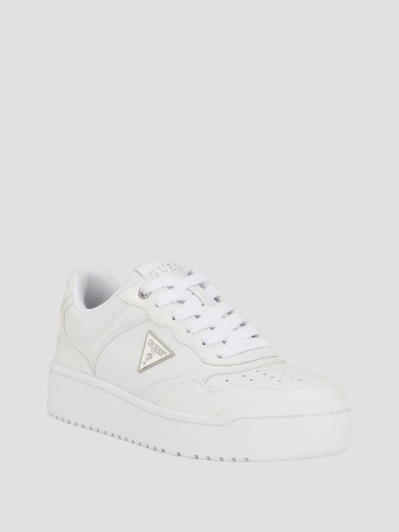 Guess Miram Two-Tone Sneakers - White